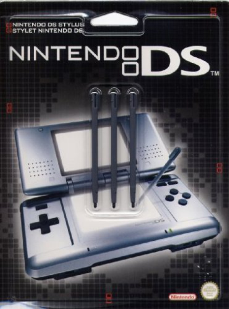 NINTENDO Accessorio pennini per Nintendo DS confezione da 3 pezzi nero